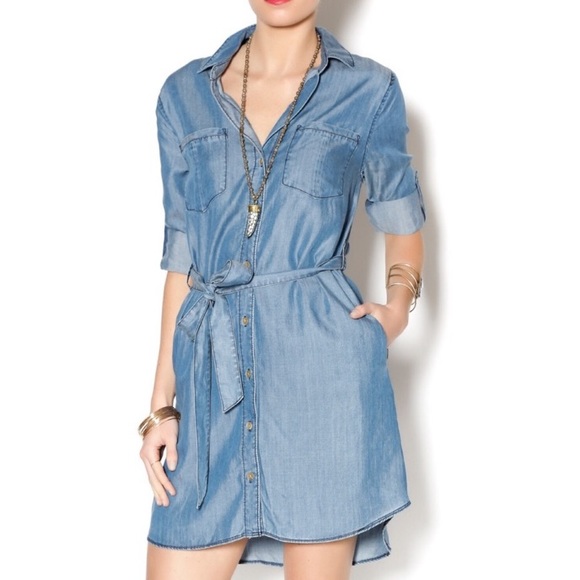Velvet heart jean dress Clearance